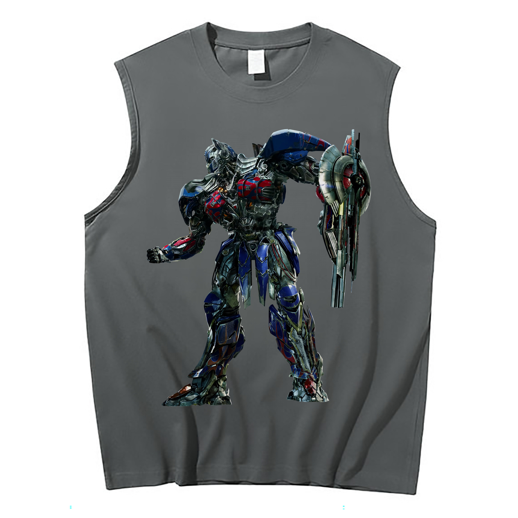 （画像用） Transformers トランスフォーマー コットン100％タンクトップ（フロントプリント）